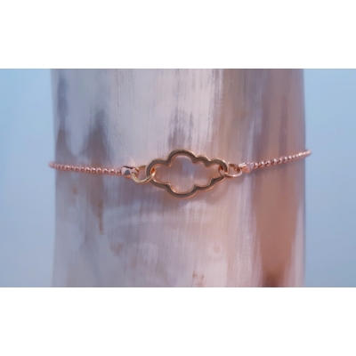 rosé gouden wolken armbandje rosé gouden wolken armbandje